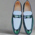 Two Tone Patent Leather Penny Loafer