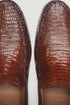 Mezlan Men's Cognac Lizard Skin and Napa Moccasin Loafer