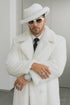 White Pimp Faux Fur Coat - White Pimp Coat