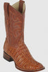 Men's Los Altos Caiman Tail Wide Square Toe Boots