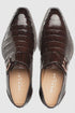 Gigolo Crocodile Monk Strap Brown By Mezlan Made In Spain Brand