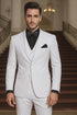Mens John Travolta Saturday Night Fever Disco Suit Jacket in White