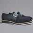 Suede Buckle Monk Strap Shoe