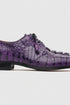 Marco Di Milano Cancun Purple Caiman Crocodile Derby