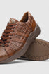 Marco Di Milano Nino Men's Shoes Bay Apache Sleek Genuine Caiman Crocodile Fashion Sneaker