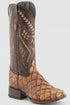 Botas Cuadrada de Armadillo Lizard Original