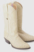Los Altos Men's Winter White Genuine Full Quill Ostrich Boots