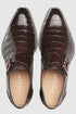 Gigolo Crocodile Monk Strap Brown By Mezlan Made In Spain Brand