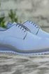 Burnished Lace-up Leather Derby