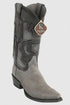 Men's King Exotic Snip Toe Sharkskin Boots Handcrafted Gray (494R0909)