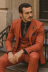 Premium Red Groom Suit – Stylish Men’s 3-Piece Wedding Attire