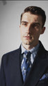 "Men's Navy Wool Peacoat – Double Breasted 3/4 Length Overcoat"