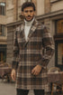 Men’s Multicolor Plaid Overcoat & Peacoat – Stylish Plaid Topcoats for Men