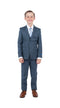 Perry Ellis Boys' Sharkskin 5-Piece Suit - Mid Navy