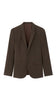 Slim Bi-Stretch Suit Jacket - Brown