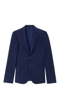 Slim Bi-Stretch Suit Jacket - Blue