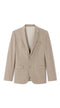 Slim Fit Bi-Stretch Suit Jacket - Dark Beige