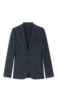 Slim Fit Bi-Stretch Suit Jacket - Navy Fant
