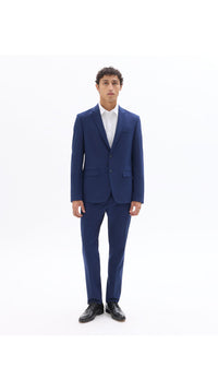 Slim Bi-Stretch Suit Jacket - Blue