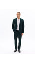 Slim Bi-Stretch Suit Jacket - Dark Green