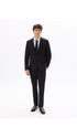 Slim Bi-Stretch Suit Jacket - Black