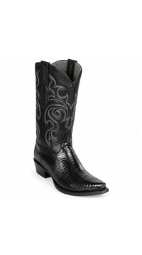 Los Altos Snip Toe Lizard Boots