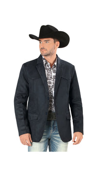 Montero Men's Plain Western Blazer – Slim Fit (ID 2184)