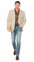 Montero Men's Plain Western Blazer – Slim Fit (ID 2184)