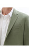 Slim Fit Bi-Stretch Suit Jacket - Light Green