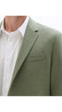 Slim Fit Bi-Stretch Suit Jacket - Light Green