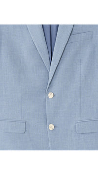 Slim Fit Bi-Stretch Chambray Suit Jacket