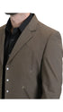 Men's Brown Western Suit 2-Piece - Cowboy Suit with Western Yoke & Pearl Snaps