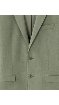 Slim Fit Bi-Stretch Suit Jacket - Light Green