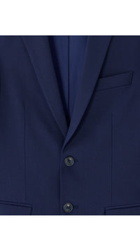 Slim Bi-Stretch Suit Jacket - Blue