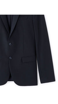 Slim Bi-Stretch Suit Jacket - Navy