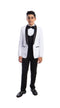 Perry Ellis Boys' Shawl Collar 5-Piece Tuxedo - White