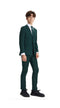 Stacy Adams Boys' 5-Piece Solid Suit - Green