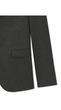 Slim Bi-Stretch Suit Jacket - Dark Grey