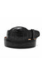 Los Altos Caiman Belly Belt- Black