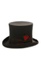 Brown Wool Felt Top Hat for Men
