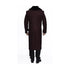 Mens Full Length Burgundy Wine Maroon Big And Tall Overcoat