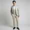 Sage Floral Shawl Lapel Tuxedo Set – Wedding and Prom