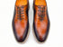 Stylish Two-Tone Brogue Oxford