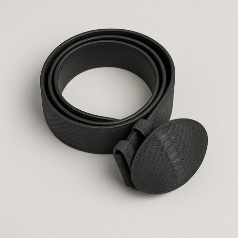 Men's Wild West Python Skin Cowboy Belt 2C11N5705