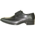 Bravo Mens Classic Moc Toe Tuxedo Prom Shoe in Black