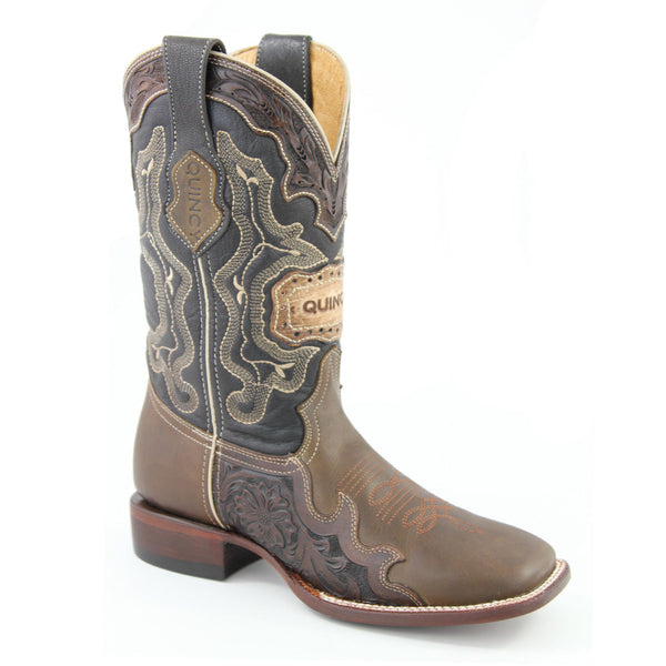 Hand Tooled Square Toe Boot