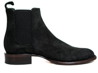Los Altos Men's Toe Roper Boot Gamuza Black - Gamuza Black