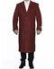 Red Trench Coat - Long Coat - Mens Red Peacoat - Mens Red Overcoat - Wool Fabric