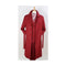 Mens Trench coat - Burgundy Red Wool Fabric Trench Coat