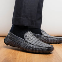 Marco_Di_Milano Remo Gray Leather Oxford